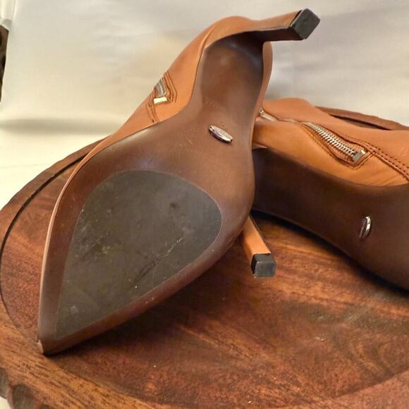 Tony Bianco Frappe Como Leather High Heel Mid-Calf Booties Size 5 - Picture 6 of 14